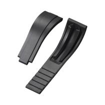 Pulseira De Borracha De Silicone À Prova d'Água De 20mm Para Relógio Rolex DAYTONA SUBMARINER GMT,