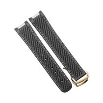 Pulseira De Borracha De Silicone Azul E Preta 20mm Para Relógios De Mergulho Omega Seamaster 300