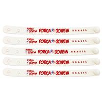 Pulseira de Borracha Força Jovem IURD - Modelo 2 - Pacote com 25 Unidades