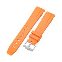 Pulseira De Borracha Impermeável Unissex Para Omega S-watch MoonSwatch 20mm Interface Curvada