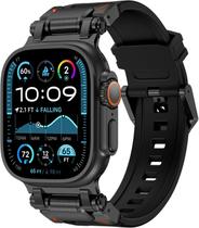 Pulseira de borracha para Apple Watch WINGLE Ultra 2 49 mm/46 mm/45 mm/44 mm/42 mm