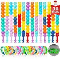 Pulseira de brinquedo Fidget TOANWOD, 30 unidades para crianças de 8 a 12 anos, que brilha no escuro