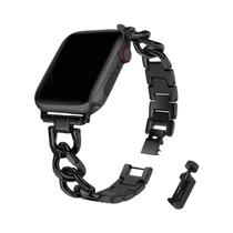Pulseira De Cadeia Metálica Para Apple Watch De 45mm, 49mm, 40mm, 42mm, 44mm, Sport IWatch Série 1 2