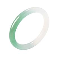 Pulseira de calcedônia natural para mulheres, gradiente G de 10 mm de espessura