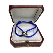 Pulseira De Casal Tri Color Em Prata S925 Com Três Anéis, Joias Clássicas De Luxo, Presentes Para
