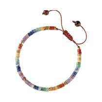 Pulseira De Chakra Com Pérolas Roxas, 7 Chakras, Cristais Para Mulheres, Presente Para Yoga,