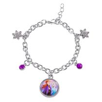 Pulseira de charme Disney Frozen Jewelry para mulheres Pulseira de charme Disney Frozen Jewelry para mulheres