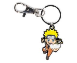 Pulseira de chaveiro Naruto Uzumaki com pingente de esmalte Ramen Bowl
