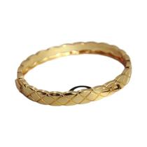Pulseira De Cobre Banhada a Ouro Com Zircônia Em Nó, Minimalista, Feminina, Para Casamento E Festa