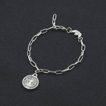 Pulseira de Consagração São Bento com Medalha em Inox