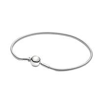 Pulseira De Coração Em Prata Esterlina 925 Com Zircônia Para DIY, Compatível Com Joias Finas