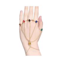 Pulseira De Corda De Couro Dos Vingadores Thanos Marvel Movie Periférico Moda Joias Presente
