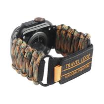 Pulseira De Corda Para Viagem Ao Ar Livre De 49mm, 46mm, 45mm, Faixa De 3CM De Largura Para Apple Pulseira De Corda Para Viagem Ao Ar Livre De 49mm, 46mm, 45mm, Faixa De 3CM De Largura Para Apple