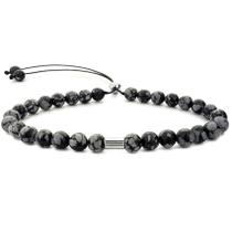 Pulseira De Cordinha Feminina Cinza