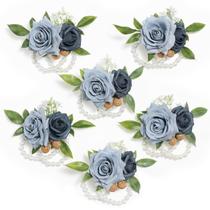 Pulseira de corpete Serwalin Blue Silk, 6 unidades