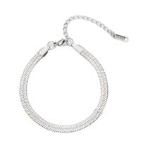 Pulseira De Corrente De Cobra Em Aço Inoxidável Cor Dourada 23 45MM Para Mulheres E Homens, Joia À