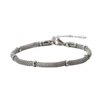 Pulseira De Corrente De Tênis De Aço Inoxidável Com Zircônia Feita À Mão Para Homens, Presente