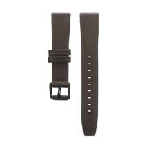 Pulseira de Couro 18mm Compatível com Zeblaze Lily 2 Cor:Marrom Escuro