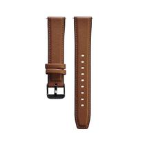 Pulseira de couro 20mm compatível com Garmin Forerunner 165 ou 165 Music