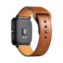 Pulseira De Couro Amazfit 20mm/22mm Compatível Com GTS 4/3/2/2e/GTS2 Mini/GTR 4/3 Pro/2/2e/Stratos