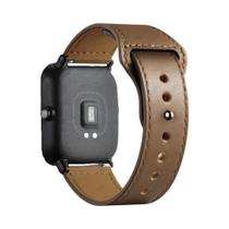 Pulseira De Couro Amazfit 20mm/22mm Compatível Com GTS 4/3/2/2e/GTS2 Mini/GTR 4/3 Pro/2/2e/Stratos