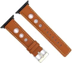 Pulseira de couro compatível com Todos os Appllee Wattch 38mm 40mm 41mm Pulseira de couro compatível com Todos os Appllee Wattch 38mm 40mm 41mm
