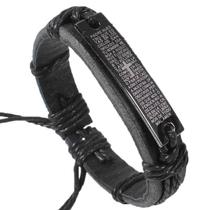 Pulseira de couro cruzado feita à mão em couro bovino para homens e mulheres Pulseira de couro cruzado feita à mão em couro bovino para homens e mulheres