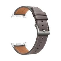 Pulseira De Couro De 40mm 44mm 46mm Para Samsung Galaxy Watch Classic Ultra 2 Sem Espaços Entre as