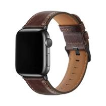 Pulseira De Couro De 44mm Para Apple Watch, Correias Retro Luxuosas Para iWatch Série 1 2 3 4 5 6 7
