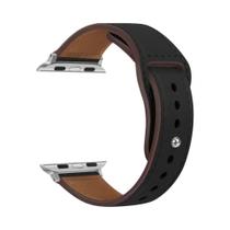 Pulseira De Couro De 49mm 44mm 40mm 38mm 42mm Para Apple Watch Ultra Sport Loop Bracelet iWatch