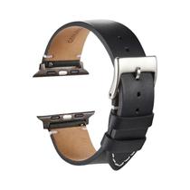 Pulseira De Couro De Vaca Para Apple Watch Series Ultra 9 8 7 6 SE 5 4 3 38/40/41mm 42/44/45/49mm