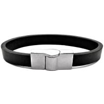 Pulseira De Couro Feminina Preta Pulseira De Couro Feminina Preta