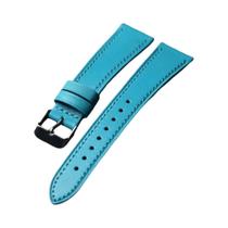 Pulseira De Couro Genuine Azul Com Liberação Rápida, Luxo Italiano Macio Para Homens E Mulheres