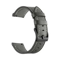 Pulseira De Couro Genuíno De 45mm Para Samsung Galaxy Watch 3 46mm Gear S3 Frontier, Correia De 22mm