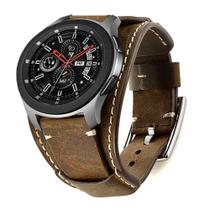 Pulseira de couro genuíno Leotop Watch Band para Samsung
