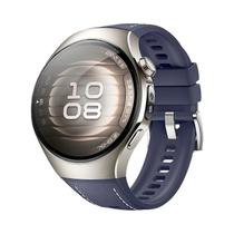 Pulseira De Couro Luxuosa Para Huawei Watch 5 46mm 42mm Com Liberação Rápida, Pulseira De Borracha