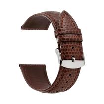 Pulseira De Couro Masculina Com Fivela De Metal 16mm-22mm, Padrão Lagarto, Estilo Executivo, Pulseira De Couro Masculina Com Fivela De Metal 16mm-22mm, Padrão Lagarto, Estilo Executivo,