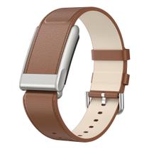 Pulseira de couro Omee compatível com Whoop 5.0, para homens e mulheres, pulseira de reposição em couro legítimo, resistente e durável para Whoop 5.0