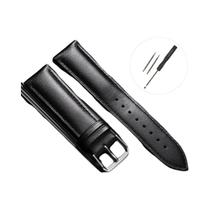 Pulseira De Couro Para Relógio De Negócios Masculino E Feminino Em Couro De Bezerro Macio Para Omega