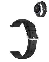 Pulseira de couro preta YAJOJO para CMF Watch 3 Pro