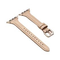 Pulseira De Couro Slim Para Apple Watch Band 45mm 41 40 44 38 49 46 42mm iWatch Series Ultra 10 9 8