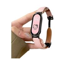 Pulseira De Couro Xiaomi Mi Band 8 9 10 Com Fecho Magnético Acessório Para Relógio Inteligente Pulseira De Couro Xiaomi Mi Band 8 9 10 Com Fecho Magnético Acessório Para Relógio Inteligente