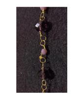 Pulseira de cristal simples com arame