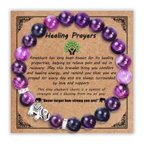 Pulseira de cura SmileBelle Amethyst para mulheres após cirurgia