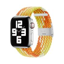 Pulseira De Elástico Trançado Solo Loop Para Apple Watch De 44mm 49mm 45mm 46mm Para as Séries 10 9