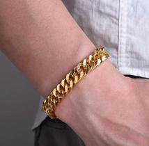 Pulseira De Elo Cubano Estilo Punk