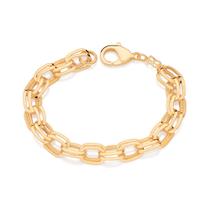 Pulseira de elos cadeado ovais duplo 552080 Rommanel