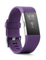 Pulseira de fitness Fitbit Charge 2 Heart Rate Plum Large
