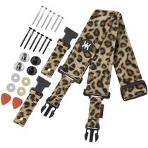 Pulseira de guitarra Amumu SNAPLOCK Pro 38"-57" Flocking Leopard Pulseira de guitarra Amumu SNAPLOCK Pro 38"-57" Flocking Leopard