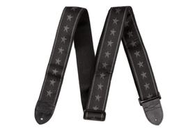 Pulseira de guitarra Fender Nylon Stars and Stripes 5 cm preta/cinza